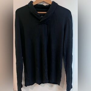Men's Black Long Sleeve Shirt